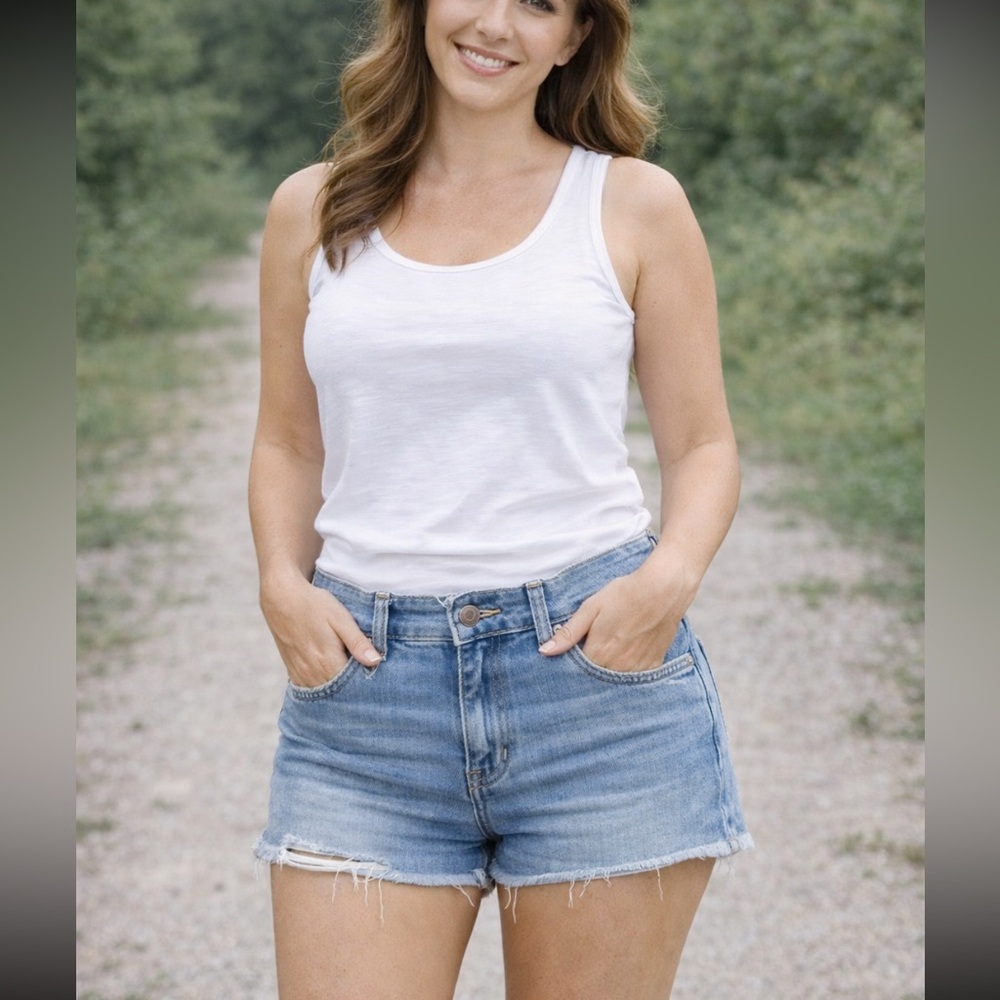 LEI Light Blue Jean Shorts